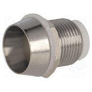 LC-10B LED holder; 10mm; chromium; brass; concave; L2: 13mm Y1xkhIKhCdLNXQuiGas5aNVbHkzPVzSQGMDsFBLAwQc