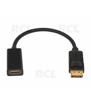 KABELIS - ADAPTERIS Display Port -> HDMI (L), 0,2 m

 CKA655L.jpg