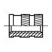 1386891 Threaded insert; brass; without coating; M5; BN 1052; L: 9.5mm 6GmyTLOTklKFVH6jEsABvh4rXVdU1k5PFosPQpJKGO0