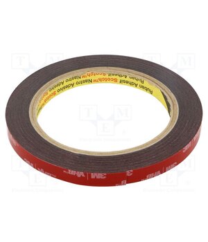 3M 5925 9MM 5.5M Tape: fixing; W: 9mm; L: 5.5m; Thk: 0.6mm; acrylic; 93°C,max.149°C BETXIoX1Fk6i0FB-sKwPeO8XjjYf8GBV0m_VPZUGxoA