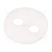 450-050 Spacer sleeve; LED; Øout: 6.4mm; ØLED: 3mm,5mm; L: 1.3mm; white DQPgWvgrUOKALs5IZkwUFB2Vy3QCW7ODCjkToXVol14