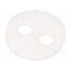 450-050 Spacer sleeve; LED; Øout: 6.4mm; ØLED: 3mm,5mm; L: 1.3mm; white DQPgWvgrUOKALs5IZkwUFB2Vy3QCW7ODCjkToXVol14