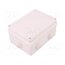 0227-10 Enclosure: junction box; X: 118mm; Y: 157mm; Z: 94mm; wall mount F1qi6zkm6-gX-7WBd47-YCJJhbhRvaXGPRRZE7GEMmk