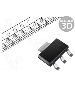 FZT600BTA Transistor: NPN; bipolar; Darlington; 140V; 2A; 3W; SOT223 W2VLXTnG2UT69nWpdF9jB9O5wA2rQ7iPISXMJEq_2GU