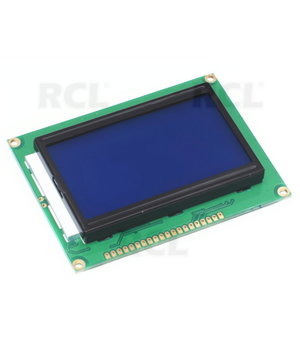 128*64 DOTS LCD modulis 5V zils ekrāns

 PLSC12864.jpg