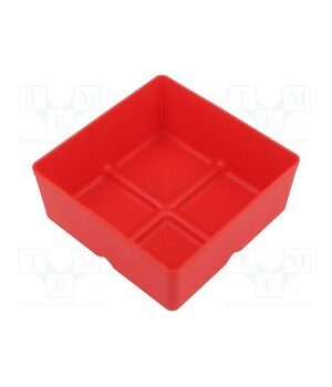 KBS1111-3020 Container: cuvette; red; 110x110mm; 4pcs; KBS1111; UNITE BOX u-CYssoMlnszP2BnkZYbQzaqXC2qq8tfIg-YJekU8f4