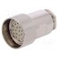 00008749 Connector: M23; plug; PIN: 21; female; soldering; for cable; P-Part MvNOBOia7m9TJi3EPaFpWBgkoU67dSwLDGE2VU-7buw