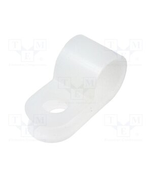 CC-4 Fixing clamp; Cable P-clips; ØBundle : 7.6mm; polyamide; natural i4q6EhKKAGnKANzYCy-QLPg1gAxtNEK8oAcTn0Eb-ro