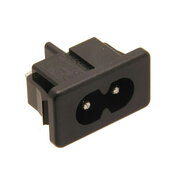 GALVENĀ ROZETE AC IEC 320 C8, 2,5 A, 2-kontaktu korpuss

 CKI183.jpg