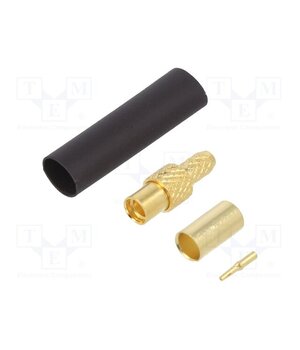 CONMMCX011 Connector: MMCX; plug; female; straight; 50Ω; RG174; for cable; PTFE N6uT7O7qbo1y20oOh1tOwZHow1vj57treGjvjCHISbs
