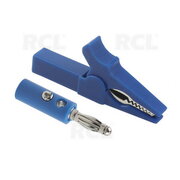 KROKODILA SKAVAS 55 mm + PLUG „banāns“ ø4 mm zils

 CKR077.jpg