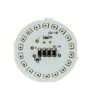 LED MODULE 18 sarkani LED, ø54mm 12W 38V, maks. 30 mA

 PLDM002.jpg