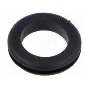 10071205 Grommet; Ømount.hole: 17.5mm; Øhole: 14.2mm; black; 0÷80°C; PVC Z9r6-iO7dLfvyVBJM7OL6pq_H1_fGfrI7wQ8DdiJhfI