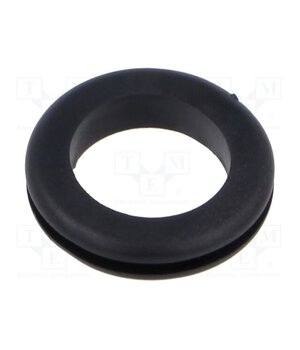 10071205 Grommet; Ømount.hole: 17.5mm; Øhole: 14.2mm; black; 0÷80°C; PVC Z9r6-iO7dLfvyVBJM7OL6pq_H1_fGfrI7wQ8DdiJhfI
