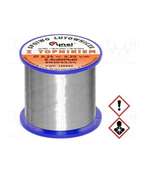 LC60-0.25/0.25 Tin; lead-based; Sn60Pb40; 0.25mm; 250g; reel; 190°C; 2.5% SZHZX-i-XKFX19tHX1gcRKUo8fSq8BhQw1sJ9ll82jA