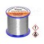 LC60-0.25/0.25 Tin; lead-based; Sn60Pb40; 0.25mm; 250g; reel; 190°C; 2.5% SZHZX-i-XKFX19tHX1gcRKUo8fSq8BhQw1sJ9ll82jA