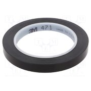 471-12-33/BK Tape: marking; black; L: 33m; W: 12mm; Thk: 0.13mm; 2.5N/cm; 130% pIksybvmq9pArB4L-KULptbI3Y7RcY8109iefmzq7Uc