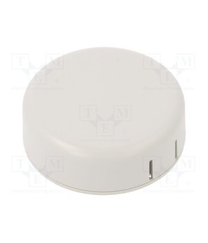 1551SNAP12GY Enclosure: for alarms; Z: 20.3mm; ABS; grey; 1551SNAP; Ø: 60mm; IP30 rkTgzTI678iKwxkQFQrjtbEhPdtKlTfTRMpnRO8rYuE