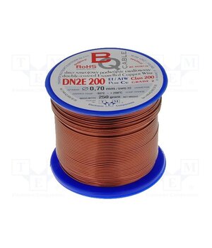 DN2E0.70/0.25 Coil wire; double coated enamelled; 0.7mm; 0.25kg; -65÷200°C qE7XZJmHA9BJC0YHQULyy76QVjC2h-vcvsiAktjjREg