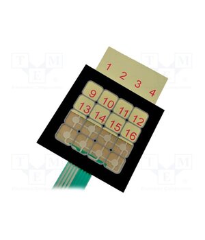 04-1273 Keypad: membrane; No.of butt: 16; W: 80mm; Pitch: 2.54mm; L: 82mm iYA0n0-W6YDi6nZFHv7mVXIgYWL-giGYO7_X1mU2TFw