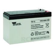 RECHARGEABLE BATTERY 12V 9Ah 150x65x95mm, YUCEL