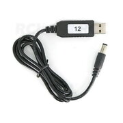 BAROJUMU AVOTS USB 5V->12V 0,5A DC, 2,1x5,5mm, 0,9m kabelis

 AMK0512L.jpg