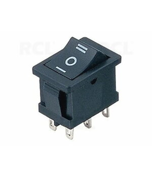 ROCKER SWITCH 6A / 230VAC, 10A / 125VAC 6pin melns, 2x ON-OFF

 CPR405T.jpg