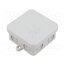 FD 7 M Enclosure: junction box; X: 75mm; Y: 75mm; Z: 37mm; IP55; light grey K5omOzGkTIP2eXBqjvsJjHBYoVydoW4k1G_I71pq_Qo