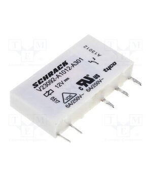 0-1393236-7 Relay: electromagnetic; SPDT; Ucoil: 12VDC; Icontacts max: 6A; SNR lUBfgpcrsdXRCmQyABQpwG4274e7ASDGtWdDBBUPDDA