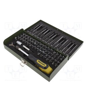 23107 Tools set: screwdriver bits; bag; 75pcs. QXeqSFo6TiY-J9cYhGwvfluDUBlx8GXyXmetfGKf3l0
