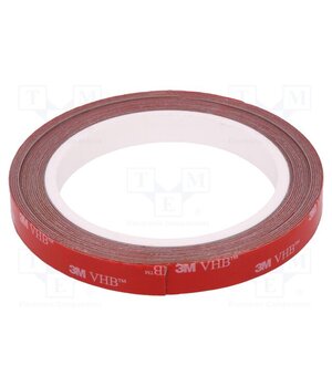3M VHB GPH 060 12MMX5M Tape: fixing; W: 12mm; L: 5m; Thk: 0.6mm; acrylic; grey; max.230°C GVVe2ahPjPdLftbogOLQk0CZUeEoltaO9CZ2giWwKOM