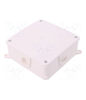 0217-00 -AS Enclosure: junction box; X: 134mm; Y: 134mm; Z: 50mm; wall mount L4LbnVNlPzS1ybBX60olg1ZSs-TVSSBEbSSzK-1lHho