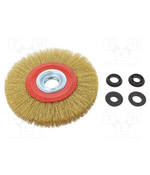 489.00 Wheel brush; 200mm; brass; assembly hole 8RCuVpVIUtlgSo40E3etcbGLOcNoD4QIjIP3On0YDvA