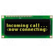 NHD-0216KZW-AY5 Display: OLED; alphanumeric; 16x2; Dim: 80x36x10mm; yellow; PIN: 16 SqhHZD_h8601sStqCDw0lAYhvltSddTsFFnZm9KdkCk