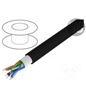 74009 BK002 Wire; Alpha Essential Flexing Ethernet; U/UTP; Cat 5e; 4x2x22AWG Tk0cyX_kHyDdStWp6DjelKGkw_LNVFKKtIDwubCKFJY