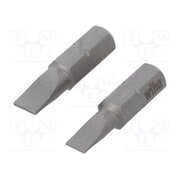 07863 Kit: screwdriver bits; slot; hardened; 25mm; SL 4.5,SL 5.5; 2pcs. dobj5Tl1HNxllHBf6qwxXkHHEVyn-QV4gJ0UhmDvDWA