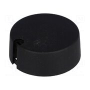 A1040049 Knob; with pointer; plastic; Øshaft: 4mm; Ø40x16mm; black; A10 _jLloZM5vhgtW7AYfF03sUfZdUpIt5T41DahNl2iQqM