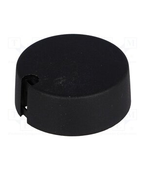 A1040049 Knob; with pointer; plastic; Øshaft: 4mm; Ø40x16mm; black; A10 _jLloZM5vhgtW7AYfF03sUfZdUpIt5T41DahNl2iQqM