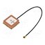 GPS-ANT048 Antenna; GPS; 2dBi; RHCP; for building in; 50Ω; 18.6x18.6x7.5mm sb17yc5dntyVr1BwLsph-OcLzvObg0mssPkuqqxsK18