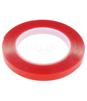 AFTC 5310 Tape: fixing; W: 12mm; L: 5m; Thk: 1mm; double-sided; acrylic; 3M-4910 NO7nOFsR9XjN93wRvSqmOtxlqV-KXuHgAx0XSFO1CH8