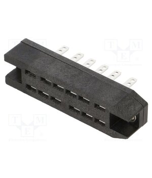 100023250 Connector: wire-board; socket; PIN: 12; straight; 6A; 3mm; black nh7AxWdiyMufKdvwgYGiYr9s4v2G6-VdJ4E01nYfRGM