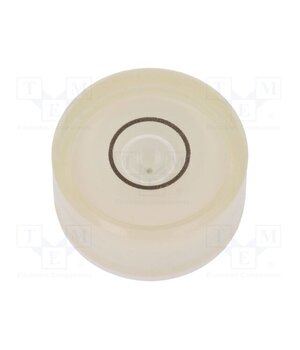 GN 2281-KT-18-K-40-1 Spirit level; H: 9mm; Ømount.hole: 18mm; plastic; Body: white 6rTpZK5-4TplCHc3AJFnr3XpDe8cZi8yw5wUduDwmDA