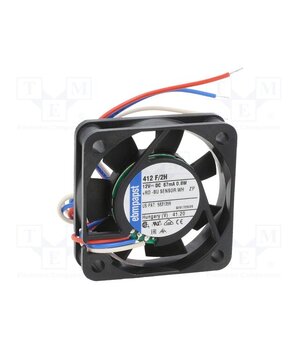 412F/2H Fan: DC; axial; 12VDC; 40x40x10mm; 8.88m3/h; 26dBA; slide; 6000rpm F3iTwgU2VJ7KlYDHNqtfe3kM7B_pvn6kDPgVQDnSGkY