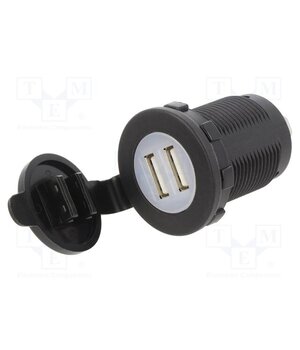 A13-194B2-BB3 USB power supply; USB A socket x2; Sup.volt: 12÷24VDC; 5V/2.4A gVF4cNruKnH3K1mU80-Xev18b5qjZh9C1jbc-jaHjfk