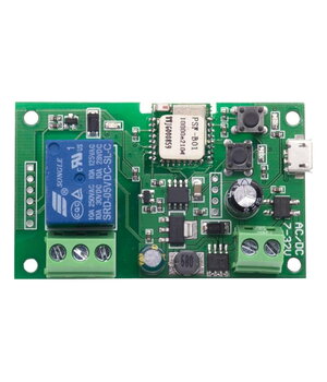 Bezvadu Sonoff WiFi viedais slēdzis mājas releja modulis 5V-32V ar pašbloķēšanos

 ABESP029+1.jpg