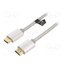 AABIH Cable; HDMI plug,both sides; PVC; textile; HDMI 2.0; 2m; silver 2ZPJLR2Ci9vnKNAmVff2R-gWEn9byCXRhOSj_4oBjlc