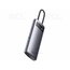 Kompiuterinio tinklo komutatorius - šakotuvas USB-C -> 3xUSB A 4in1 Baseus, Metal Gleam Series, WKWG070013 AKOM201+4.jpg