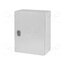 111682 Enclosure: wall mounting; X: 300mm; Y: 400mm; Z: 200mm; CS; steel T-oOZ3kpvmFgU1HIaWo6oVkeQv2d1xZ2c7ZClrq-sCU