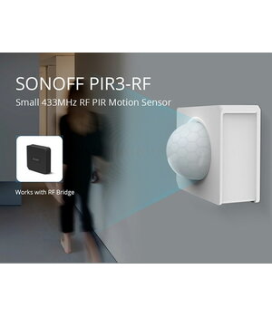 Sonoff PIR kustības sensors - PIR3-RF 433 MHz

 AASPIR023+2.jpg