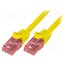 CQ2027U Patch cord; RJ45 plug,both sides; U/UTP; 6; stranded; Cu; 0.5m rCnNpZSAMNRjqMLtOnpiTiWcAkjUPguDqeWqjzzL5DU